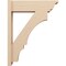 Ekena Millwork 8-in W x 28-in D x 36-in H Balboa Trad Rough Cedar Woodgrain TimberThane Outlooker, Primed Tan OUTUR080X28X36BOA04RCPR - alternate 3